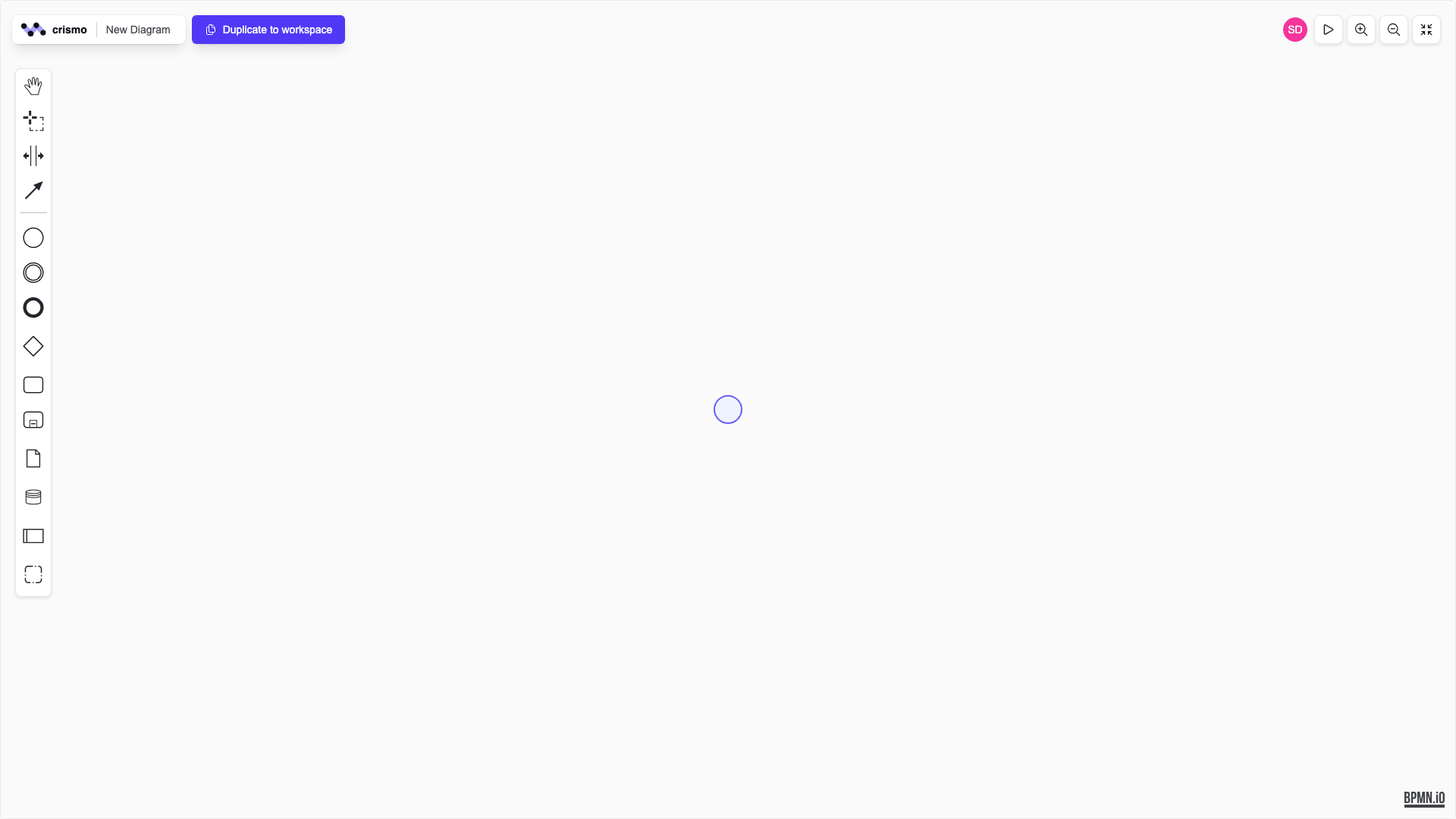 Crismo Playground - free BPMN editor